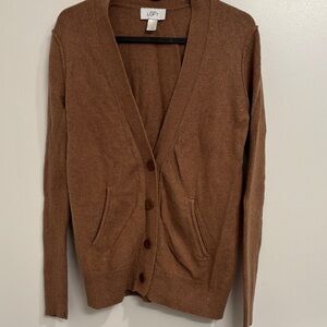 LOFT Tan Cardigan Sweater